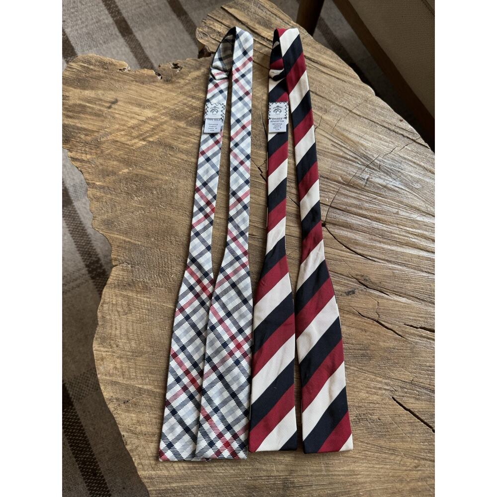 Brooks Brothers Silk Bow Tie Red White Blue American 250th Flag